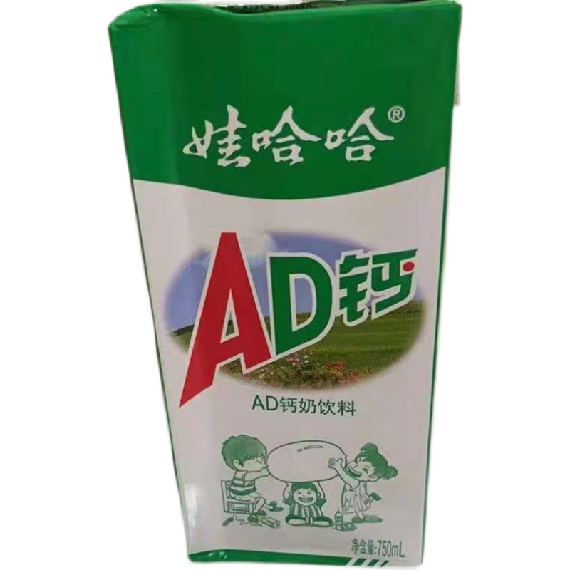 哇哈哈ad钙老包装
