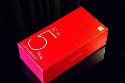 红米5plus 外包装