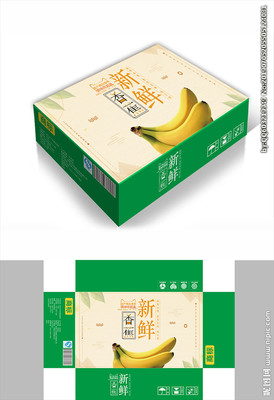 香蕉包装箱图片