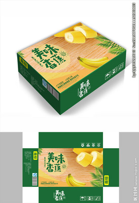 香蕉包装箱图片