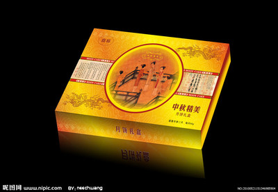 月饼包装盒上配料表标签