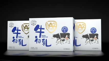 a2奶粉包装颜色淡