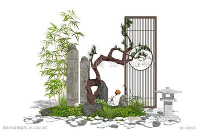 景观石头包装
