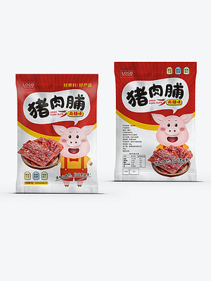 猪肉脯 包装设计