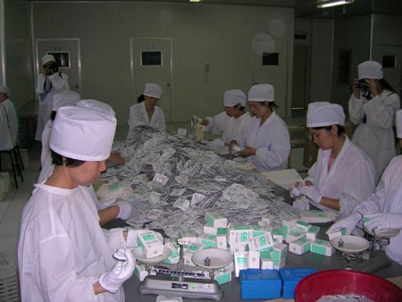 包装车间工作