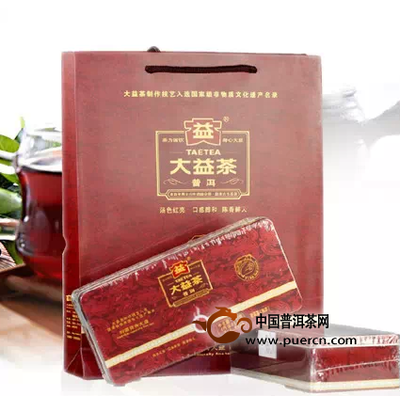 大益普洱茶铁盒包装