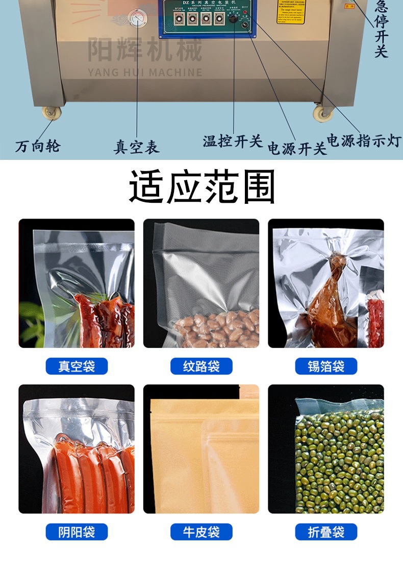 双室包装机能包什么