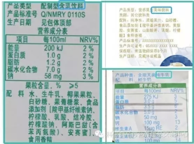 预包装配料表