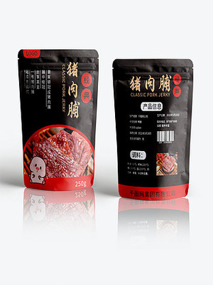 韩国冷鲜猪肉包装设计