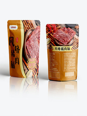 韩国冷鲜猪肉包装设计