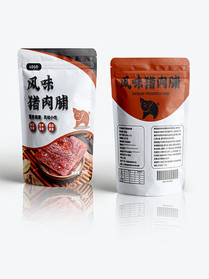 韩国冷鲜猪肉包装设计