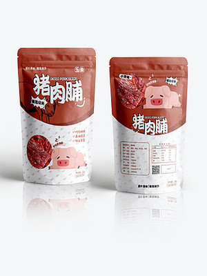韩国冷鲜猪肉包装设计