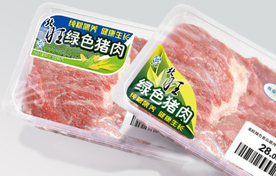 韩国冷鲜猪肉包装设计