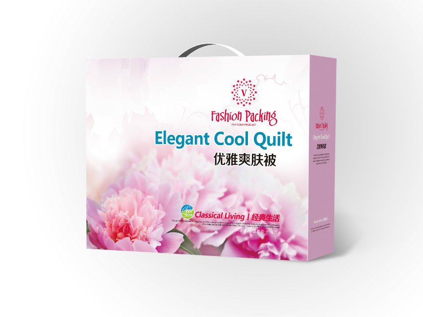 夏凉被包装盒低怎么包