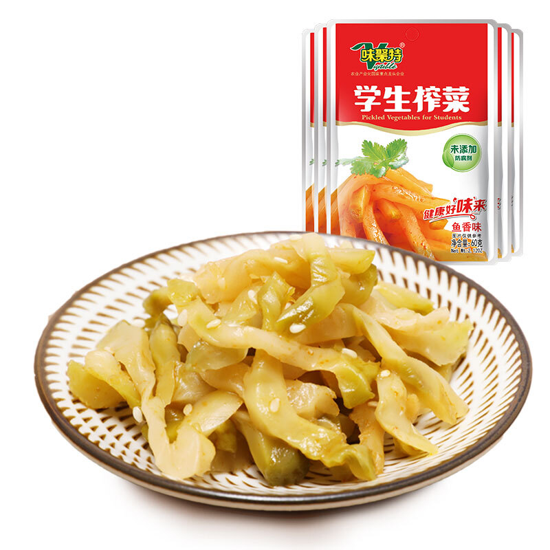 味聚特学生榨菜5斤包装